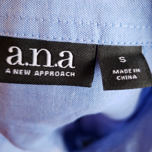 A.N.A small cold shoulder collared ruffle shirt - Picture 5 of 5